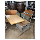 Vintage school desk