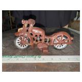 Cast iron patrol motorcycle