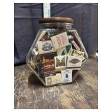 Jar of matchbooks