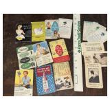 Collection of rare vintage 1950s advertsing