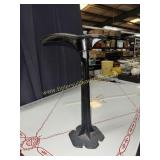 Cast iron cobblers shoe last and stand