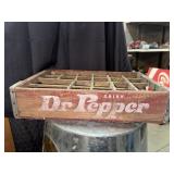 Dr Pepper wooden drink crate