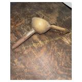 Vintage service station metal oil can filler