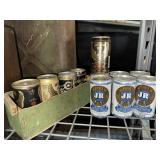 Vintage beer cans- Harley Davidson and JR Ewing