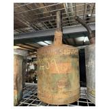 Vintage cities service fuel can