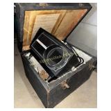 Vintage projector in case