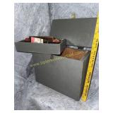 Antique homemade tool box from repurposed items