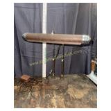 Vintage machine age bankers desk lamp