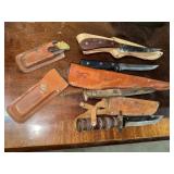 Knives and sheaths