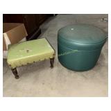 Vintage ottomans