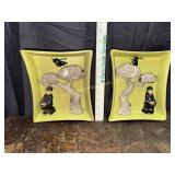 1949 universal statuary co chalkware plaques