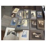 Antique portrait photographs