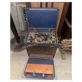 Vintage radio and TV vacuum tube caddy case and