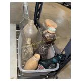 Vintage bottles and jars