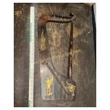 Vintage ceremonial Odd Fellows automatic box harp