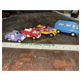Small tootsie toys and tonkas