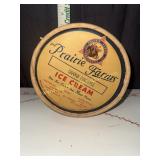 Vintage prairie farms ice cream carton