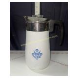 Corningware blue flower percolator