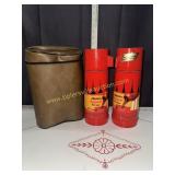 NOS Aladdin vanguard thermoses with carrying case