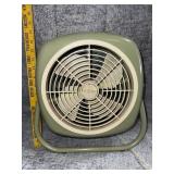 Cool vintage Brentwood fan green and cream color