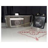 Vintage Polaroid J66 land camera and Nikon