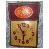1980ï¿½s Dr Pepper cafe clock