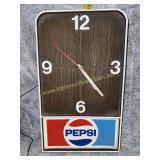 1980ï¿½s Pepsi cafe clock