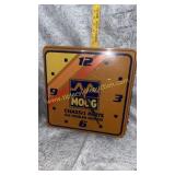 Moog advertising parts store clock