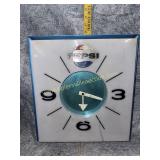 Vintage Pepsi cafe clock