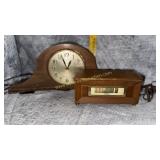 Two vintage electric clocks