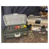 2 tackle boxes