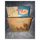 Vintage kitchen chopper and grinder in original