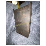 Punched tin bread box