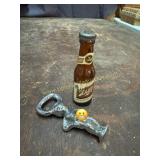 Naughty novelty bottle opener and beer salt