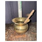 Brass miniature spitoon