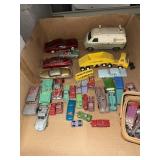 Group of tootsie toys and other vintage toys