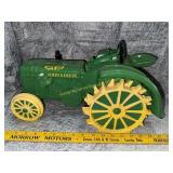 John Deere cookie jar has small damage as shown
