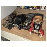Die cast toys and banks