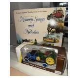 Record album and die cast truck set