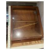 Vintage store counter wooden display case
