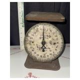 American family 25lb kitchen scales rusty
