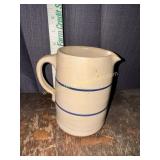Stoneware pitcher