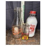 3 milk bottles