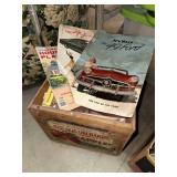 Fruit crate of vintage magazines 1940s-50s lots of