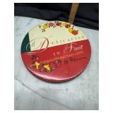 Vintage candied fruits tin