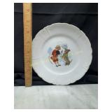 Antique childrenï¿½s plate Buster brown