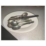 Group of misc sterling and nickel silver some