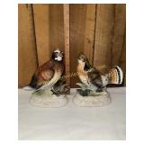 Vintage Napcoware game birds bob white and puffed