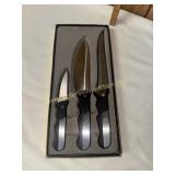 Set of black Angus II knives