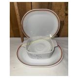 Corningware shadow iris baking dish, 2 corelle